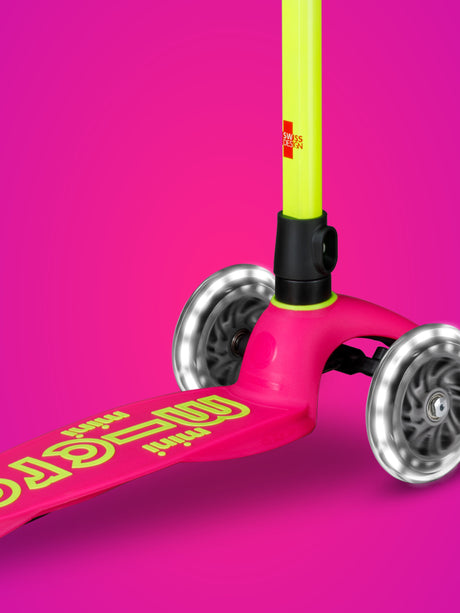 Mini Micro Deluxe Neon Led Flamingo Yellow