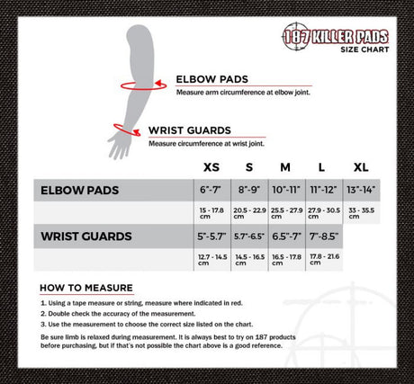 187 Killer Pads (Uk) Combo Pack Knee & Elbow