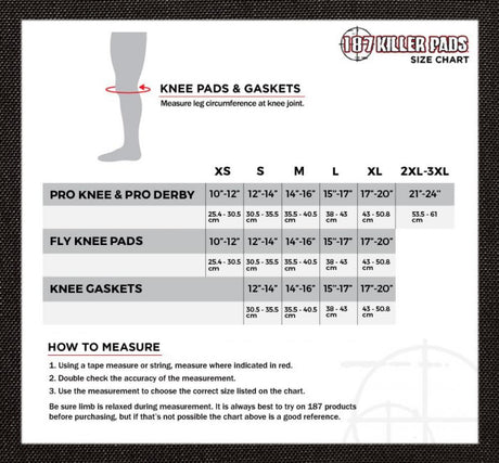 187 Killer Pads (Uk) Fly Knee