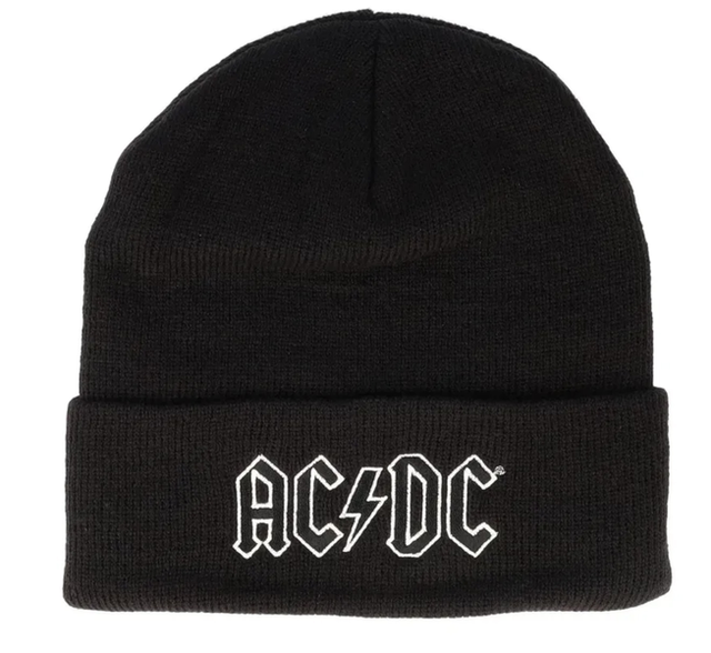 Bonnet American Needle Acdc Cuffed Knit Black