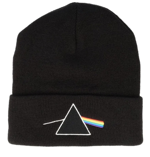 Bonnet American Needle Pink Floyd Cuffed Knit Black