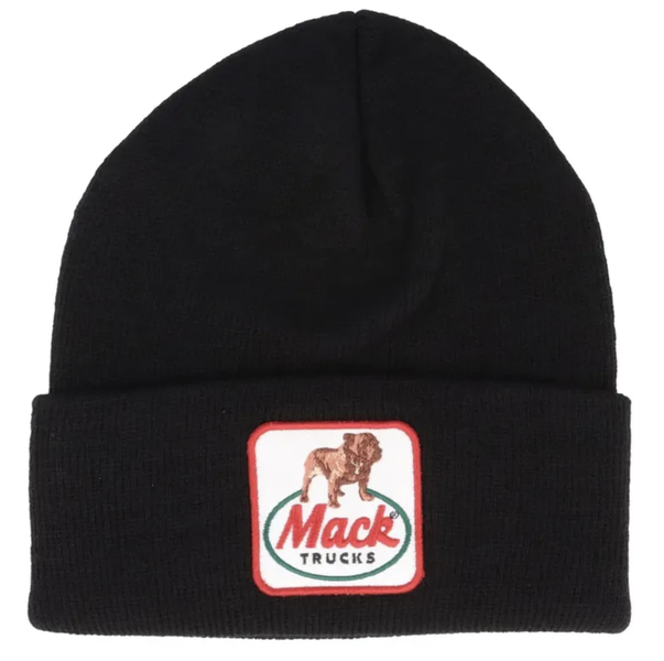 Bonnet American Needle Mack Truck Cuffed Knit Black