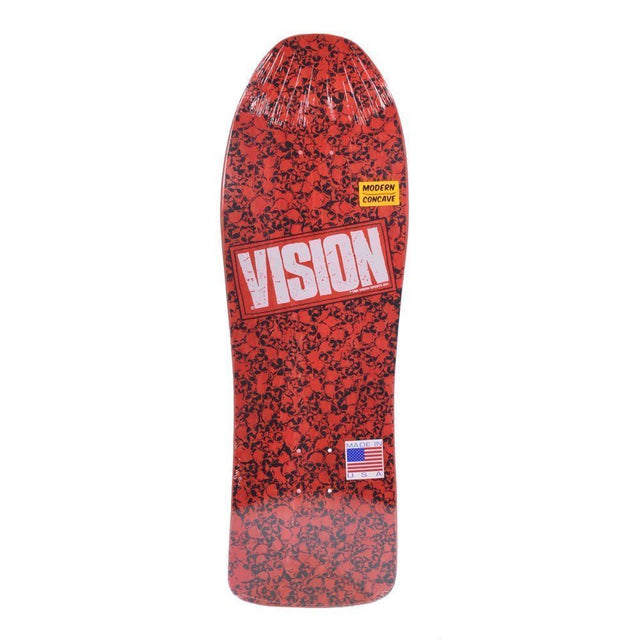 Vision Punk Skull Modern Concave 10" Old School Skateboard Deck 4