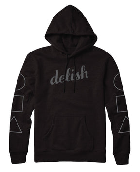 Delish 3M Reflective Og Script Hoodie