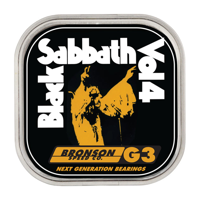 Bronson Speed Co. G3 Black Sabbath - Roulements Skateboard Édition Limitée