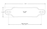 Moonshine Bootlegger Black/White Longboard Deck