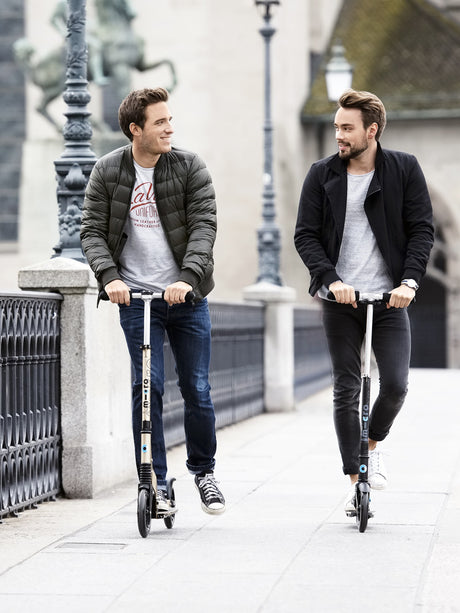 Micro Suspension Scooter Black - Pu 200Mm