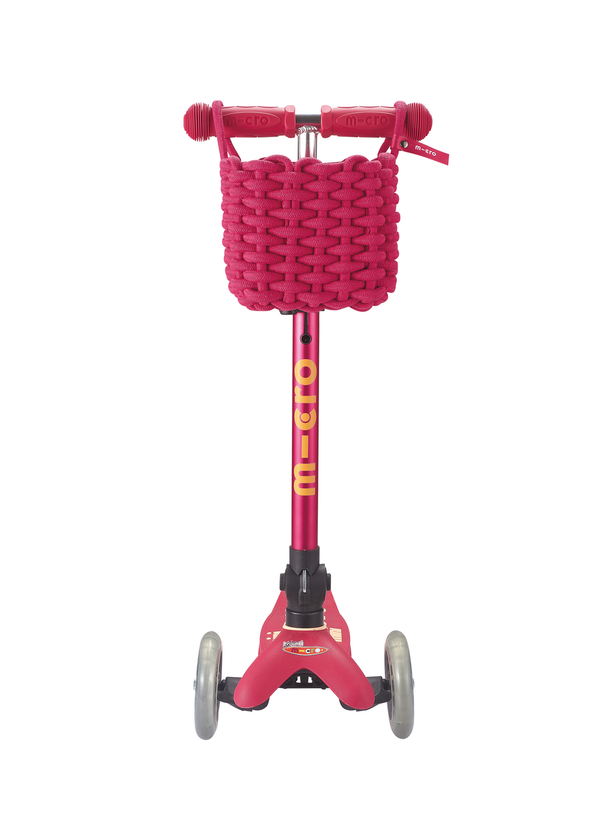 Panier Rose En Coton Pour Trottinette
