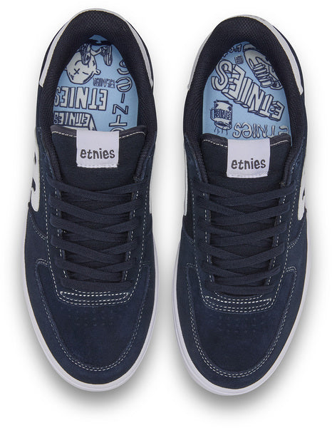 Chaussure de skate Etnies Emerson X Fos Navy White