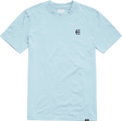 Etnies Team Embroidery Ss Tee Light Blue