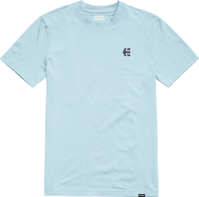 Etnies Team Embroidery Ss Tee Light Blue