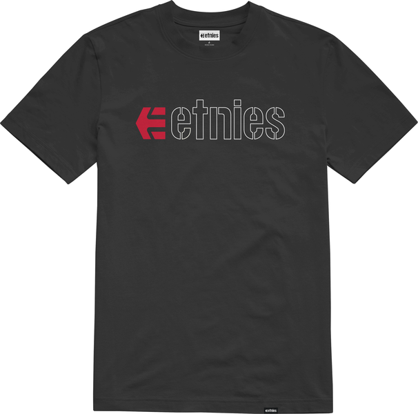 Etnies Ecorp Ss Tee Black Red White