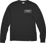 Etnies Quality Control Ls Tee Black White