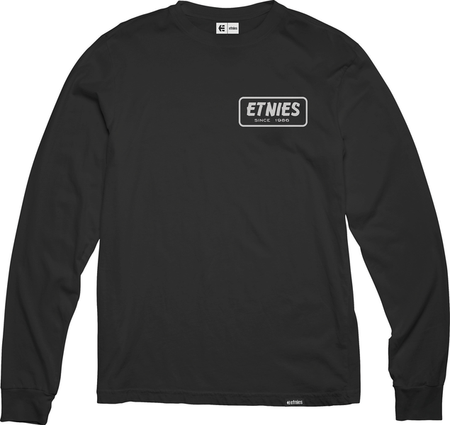 Etnies Quality Control Ls Tee Black White