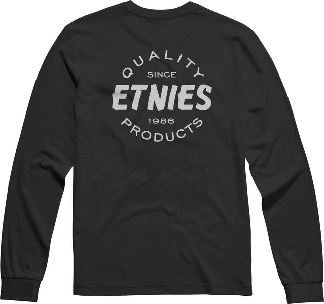 Etnies Quality Control Ls Tee Black White