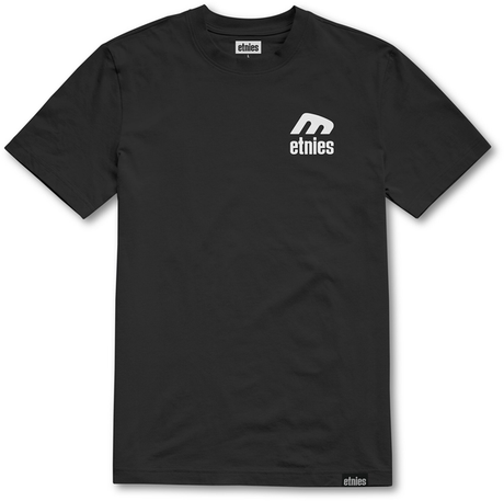 Etnies Team Ss Tee Black White