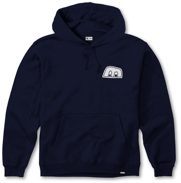 Sweat à capuche Etnies X Fos Navy White