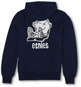 Sweat à capuche Etnies X Fos Navy White