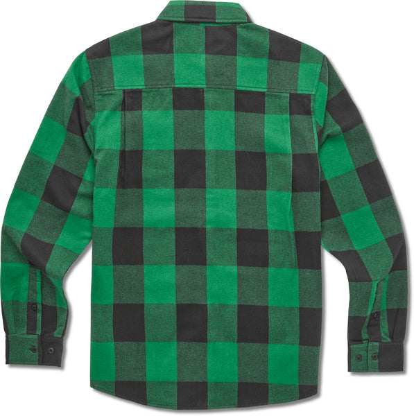 Etnies Dig Ls Flannel Woven Black Green