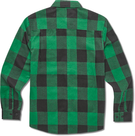 Etnies Dig Ls Flannel Woven Black Green