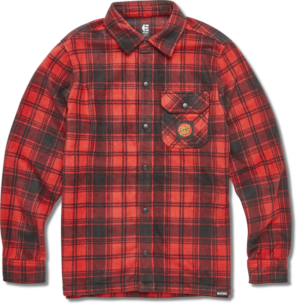 Etnies Santa Cruz Flame Polar Fleece Red