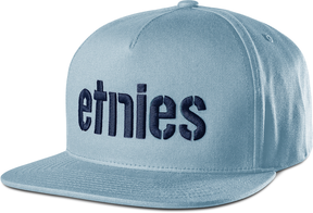 Etnies Corp Snapback Light Blue