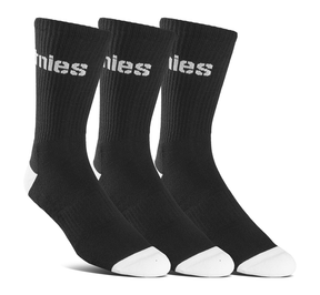Chaussettes Etnies Wordmark 3 Pack Black