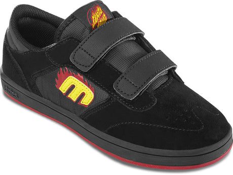 Etnies Little Kids Windrow X Santa Cruz Black Red Black
