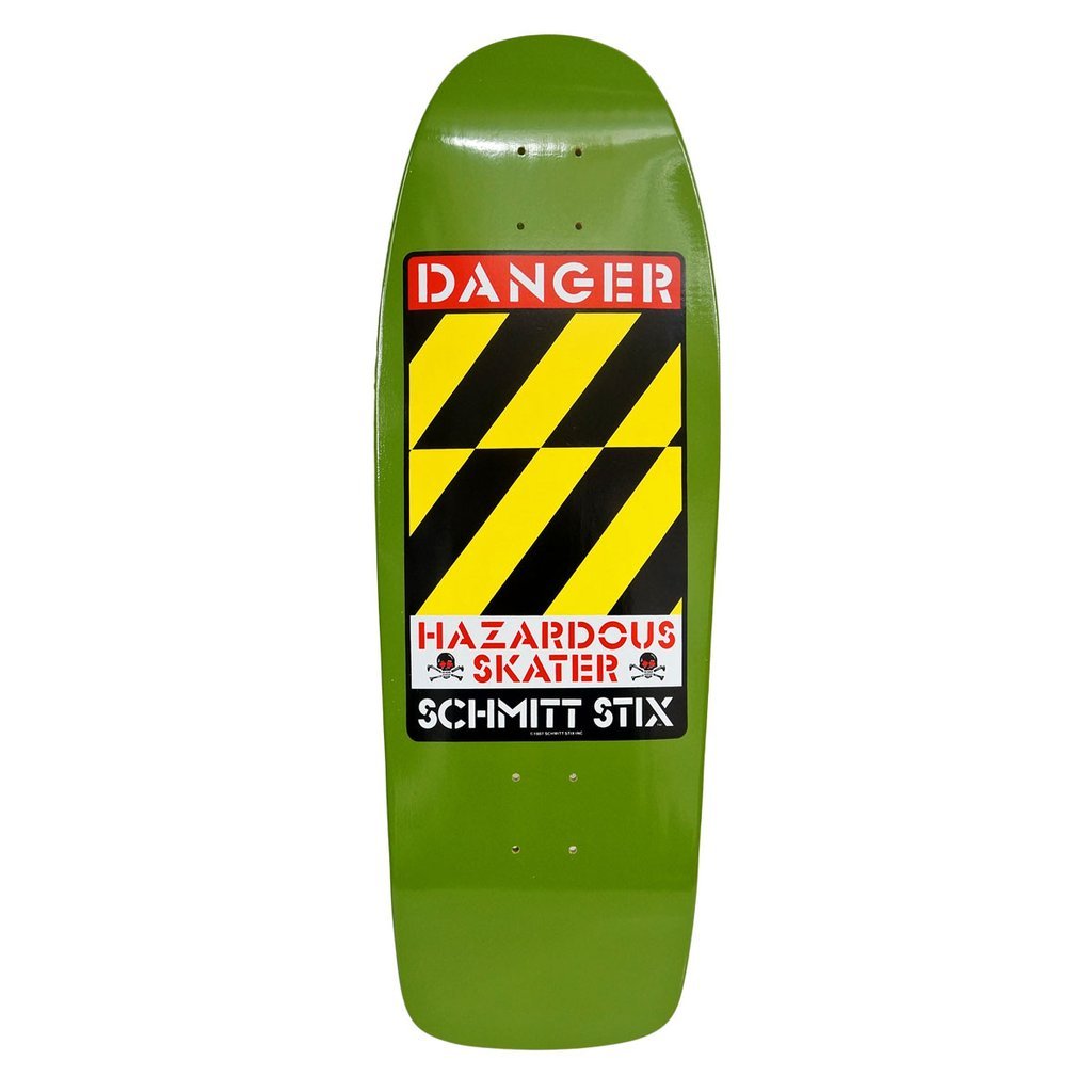 Schmitt Stix Danger 10.125" - Old School Skateboard Deck 2