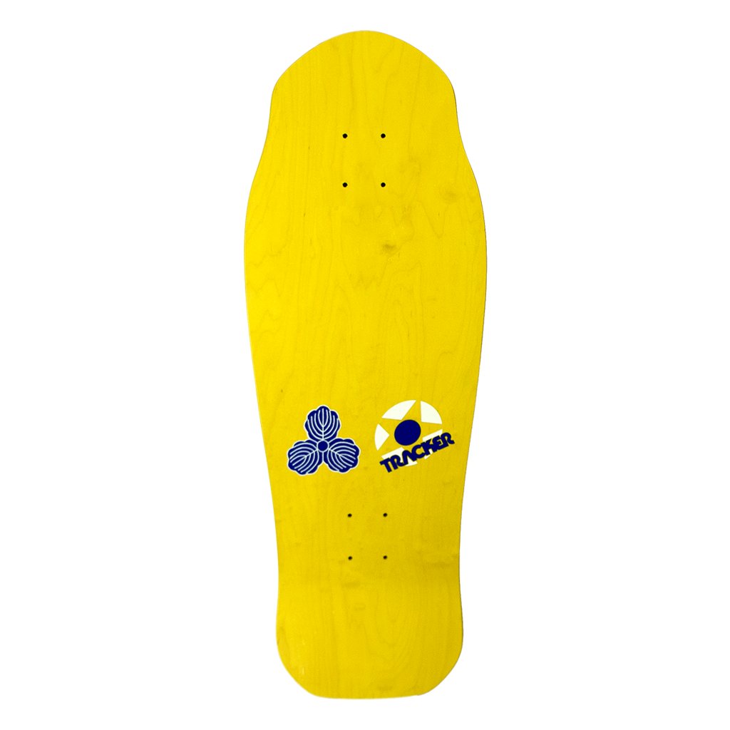 Tracker Lester Kasai Oak Leaf Re-Issue - Old School Skateboard Deck 1