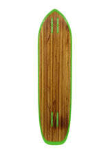 Moonshine Outlaw Black/Green - Longboard Deck