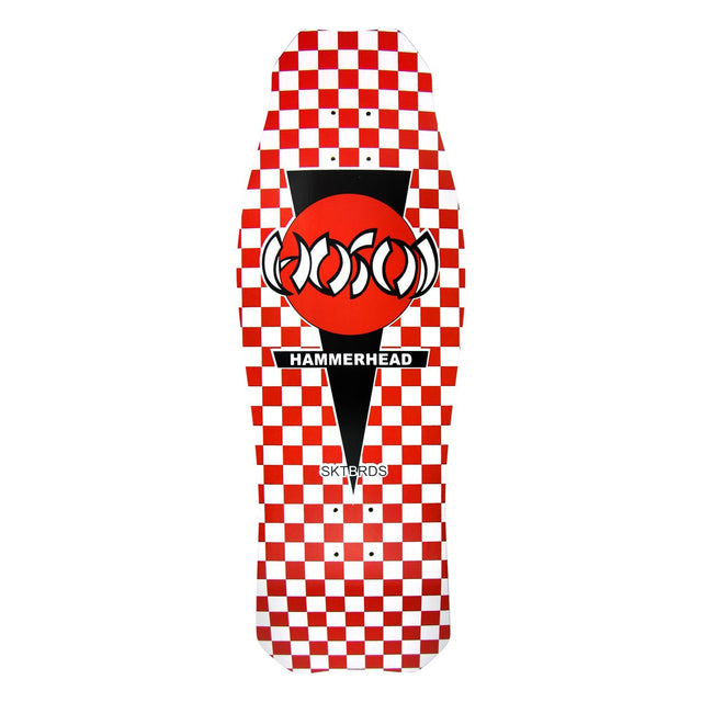 Hosoi Og Hammerhead Checker Red - Old School Skateboard Deck