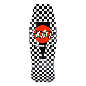 Hosoi Og Hammerhead Checker Black - Old School Skateboard Deck
