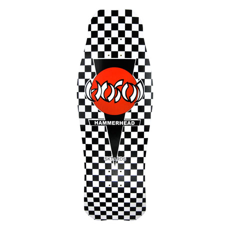 Hosoi Og Hammerhead Checker Black - Old School Skateboard Deck