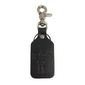 Dogtown Leather Clip-On Keychain