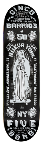 5Boro Deck Cinco Barrios Black 8.75