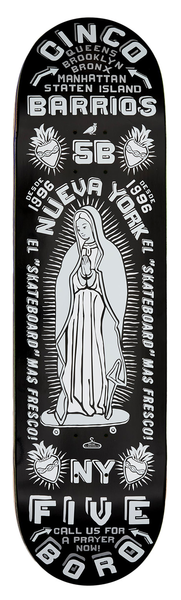 5Boro Deck Cinco Barrios Black 8.75