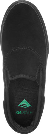 Chaussure de skate Emerica Ftw Wino G6 Slip On Black