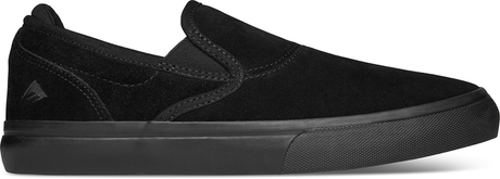 Chaussure de skate Emerica Wino G6 Slip-On Black Black Black
