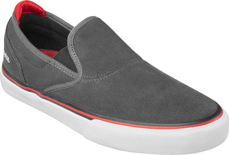 Emerica Wino G6 Slip On Dark Grey Black Red