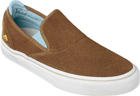 Emerica Wino G6 Slip On Brown Blue