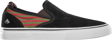 Emerica Wino G6 Slip On X Braden Hoban Black Olive Red