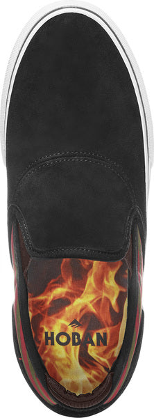 Emerica Wino G6 Slip On X Braden Hoban Black Olive Red