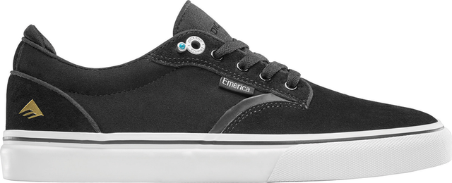 Chaussure de skate Emerica Ftw Dickson Black White Gold