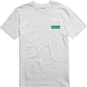 Emerica Pure Triangle Pocket Ss Tee White