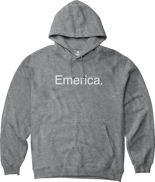 Emerica Pure Logo Hood Charcoal Heather
