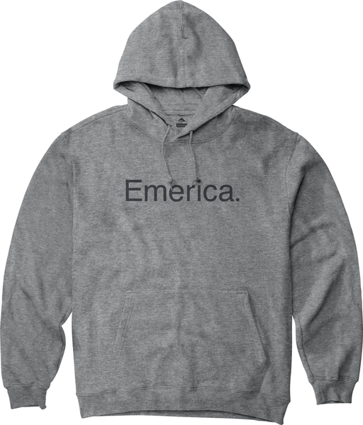 Emerica Pure Logo Hoodie Grey Navy