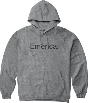 Emerica Pure Logo Hoodie Grey Navy