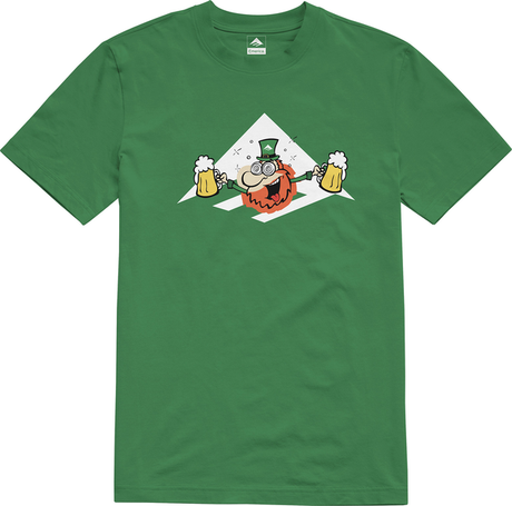 Emerica Leprechaun Triangle Ss Tee Kelly Green