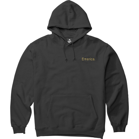 Emerica Lockup Hoodie Black Gold